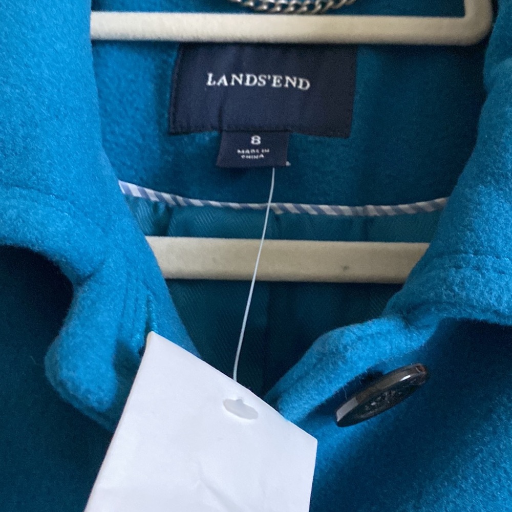 LANDS END WOOL BLEND COAT - Picture 4 of 16